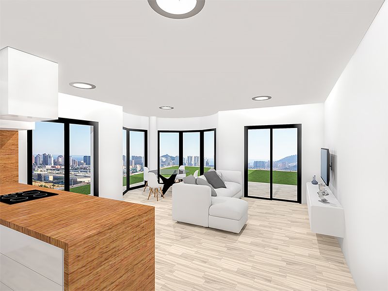 ref00244 nowe apartamenty na sprzedaż w Finestrat Teraz Hiszpania