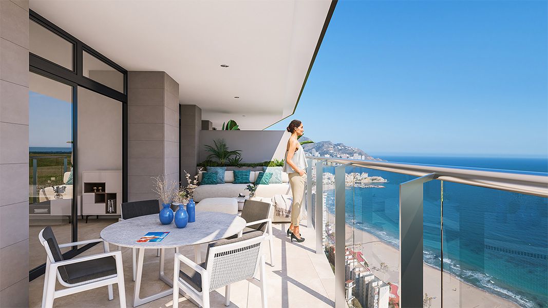 REF00470 Apartamenty przy plaży w Benidormie na wybrzeżu Costa Blanca w Hiszpanii